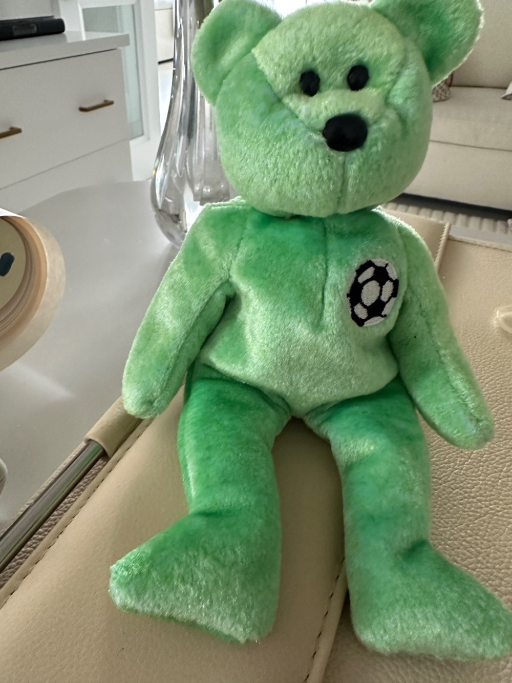 Beanie Baby named Kicks